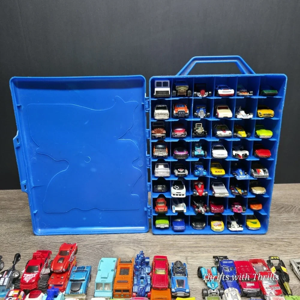 Huge 148 Hotwheels Matchbox And More Diecast Cars Bundle With Carrying Case
